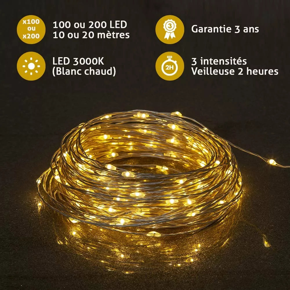 Mini LED Lichterkette 10m