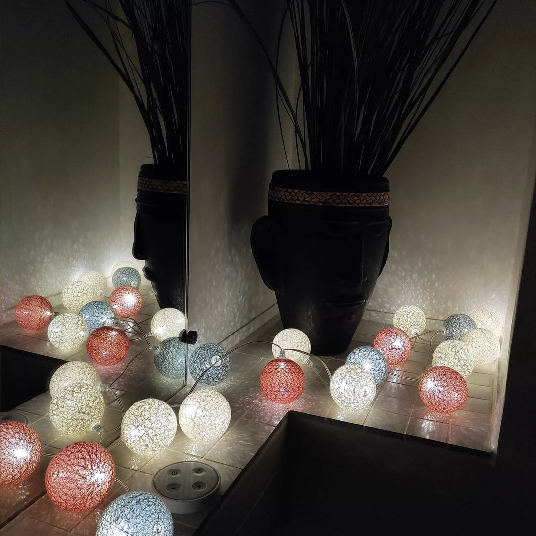 Venus ferngesteuerte LED Ball Light Girlande